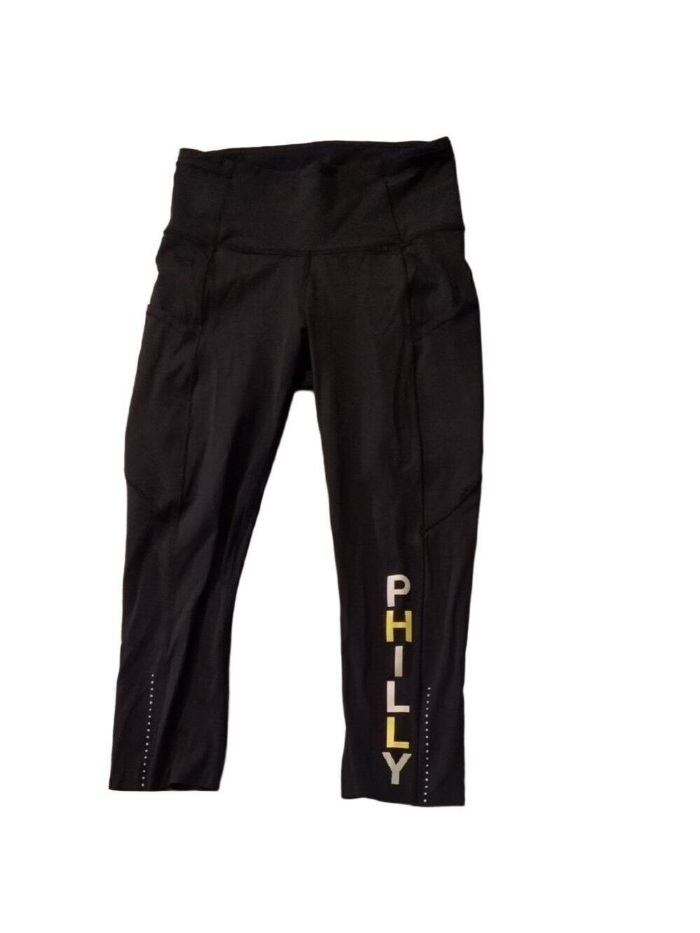 Lululemon Fast & Free Crop II *Nulux 19"Black (First Release) Size 4